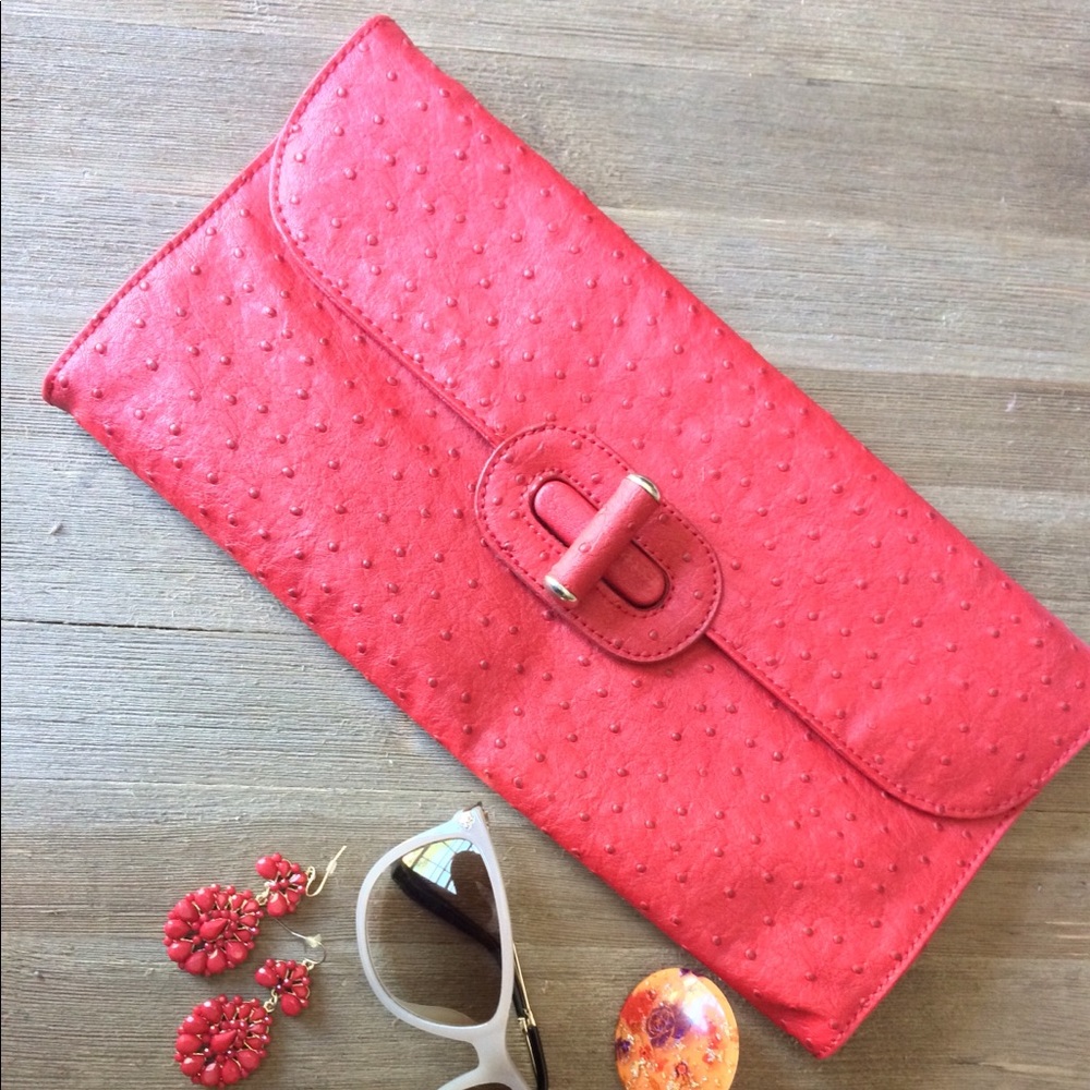 Beautiful red clutch!